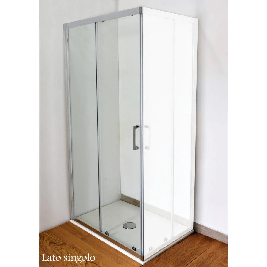 Lato da 70cm in cromo trasparente per box doccia Style