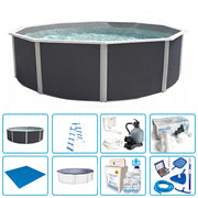 Piscina Fuori Terra Steelwhite -  5,50 X H.1,32 M - Kit Pro