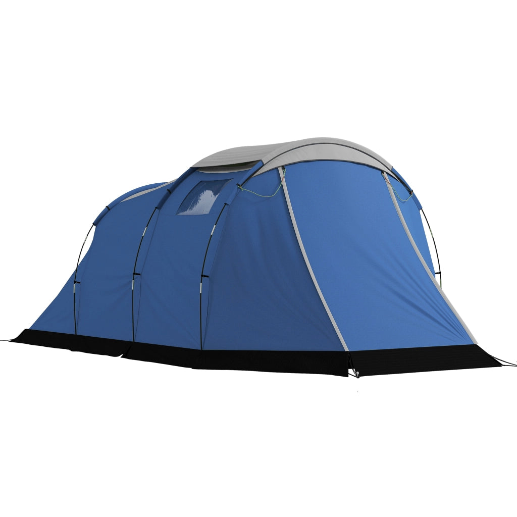 Tenda da campeggio tunnel 4 persone ¨C zephmum ¨C blu scuro 190x300x300 cm