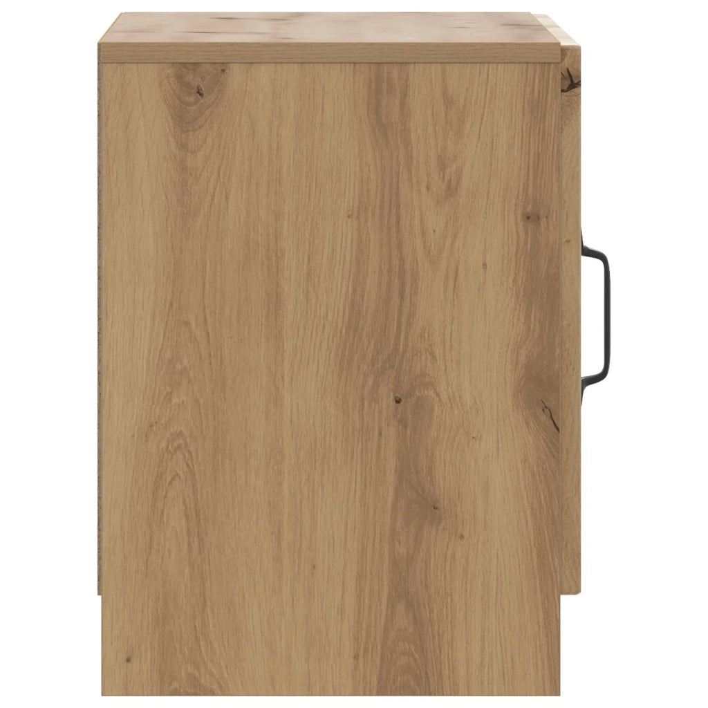 Armadio da Notte 2 pcs Rovere Artigianale 43 x 34,5 x 47 cm 895734