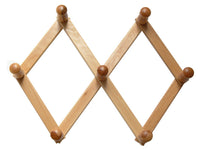 appendiabiti estensibile a 7 ganci naturale cod:ferx.23028