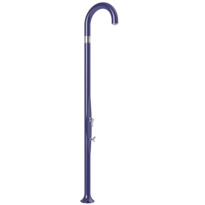 Doccia Tradizionale In Polietilene Funny Yin Top Line Con Lavapiedi Colore Zaffiro Cv-T125-Tl/5600