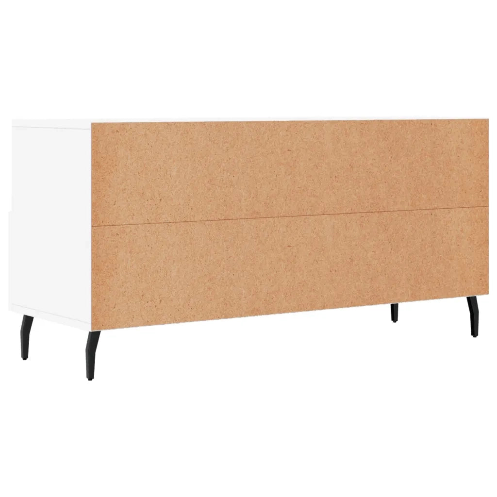 Mobile TV | Armadietto TV | Mobile Porta TV Bianco 102x36x50 cm in Legno Multistrato