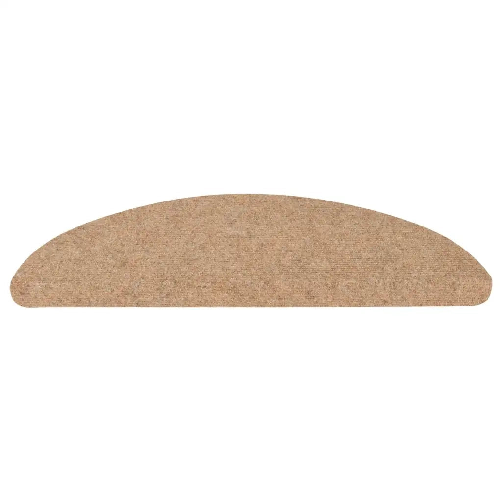 Tappetini Autoadesivi per Scale 10pz Beige 56x17x3 cm 355250