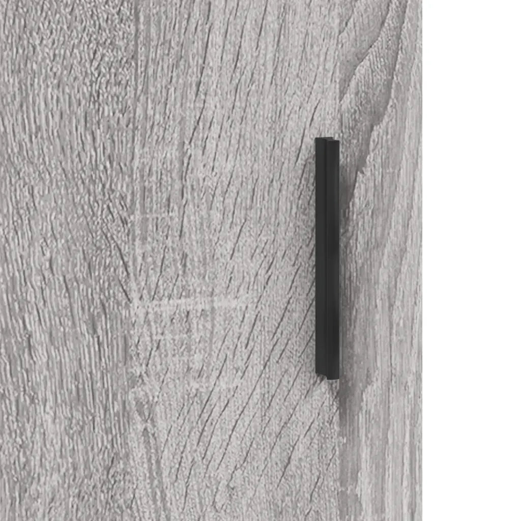 Credenza Grigio Sonoma 69,5x34x180 cm in Legno Multistrato 3198295