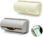 Dispensatore di sacchetti della spazzatura - 2 pezzi - Bianco - 15 x 6,5 cm