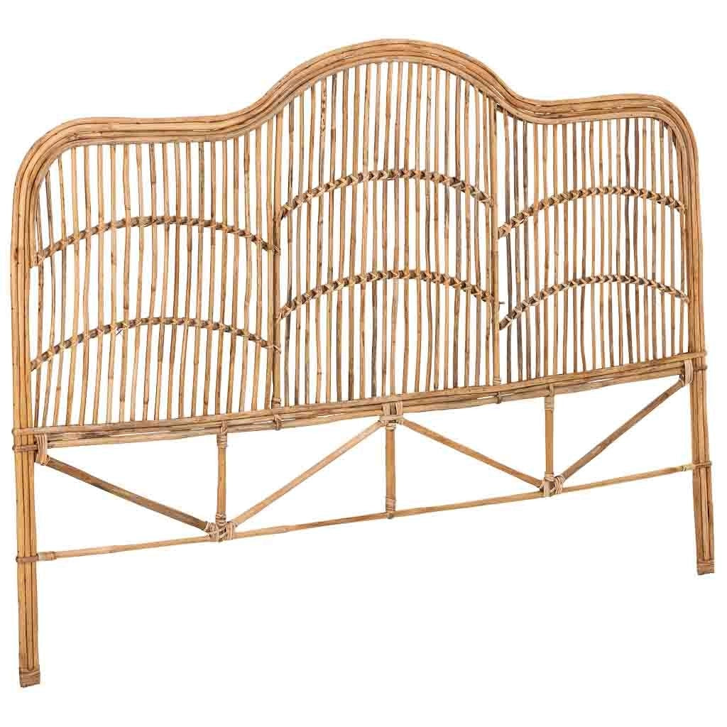 Testiera letto in canna 178x02x127h cm