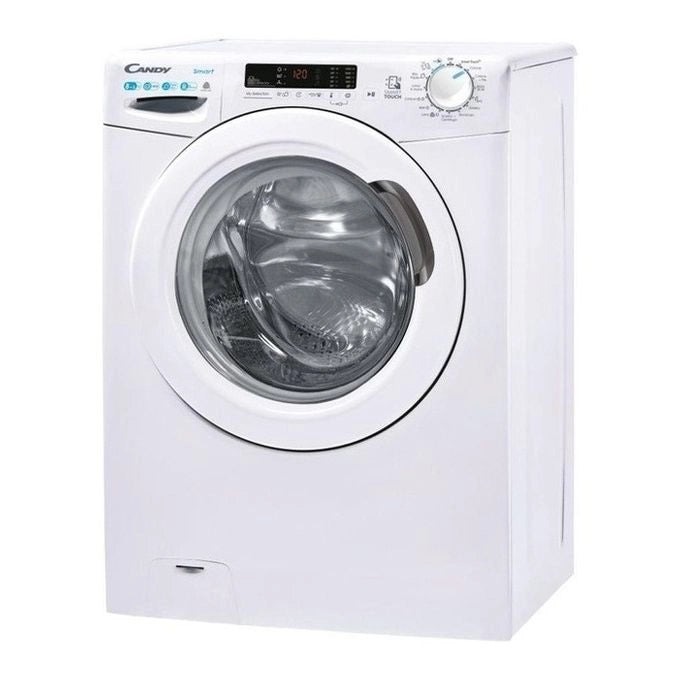 Candy Smart , Lavasciuga Slim 8+5 KG, Classe C, 1400 giri, Bianco, Vapore, Wi-Fi, CSWS4852DW3/1-11