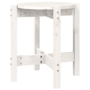 Tavolino da salotto | Tavolino da caff¨¨ | Tavolino da Soggiorno Bianco ? 42,5x45 cm Legno Massello di Pino