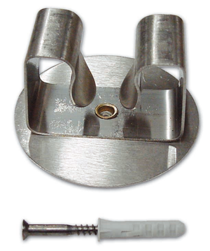 Portascopa adesivo inox