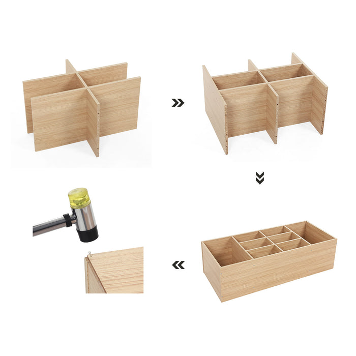 Scarpiera Valora con seduta, contenitore per corridoio in rovere con cuscino