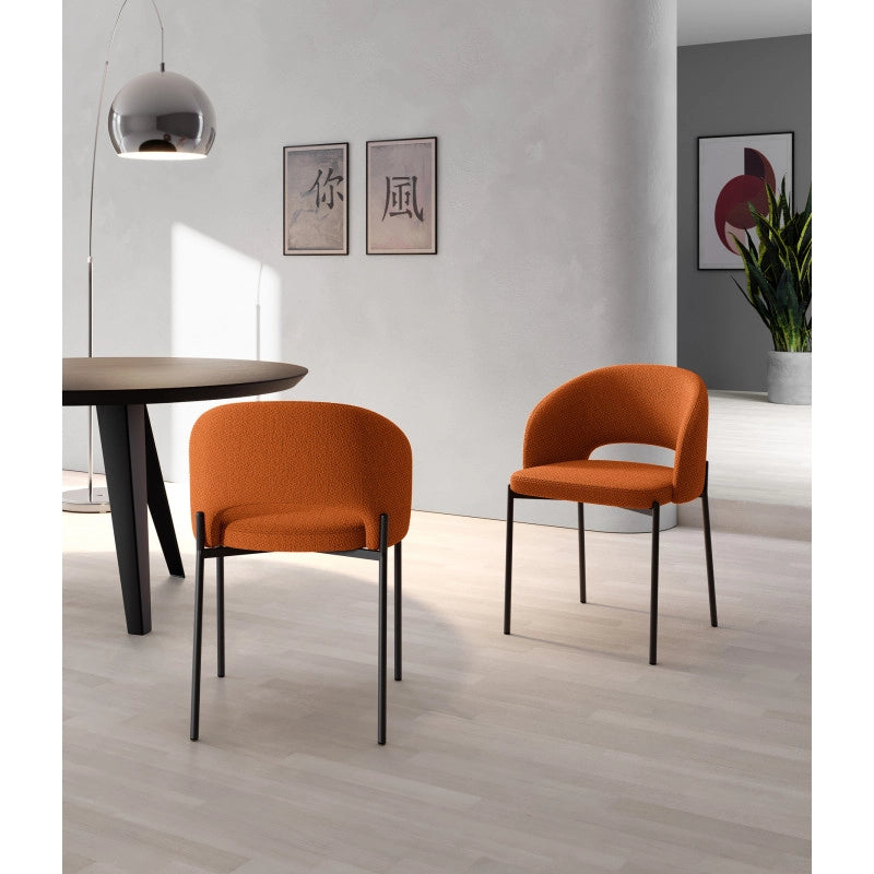 Sedia in Tessuto Greta 52cm X 55.5cm H 78.5cm Stones