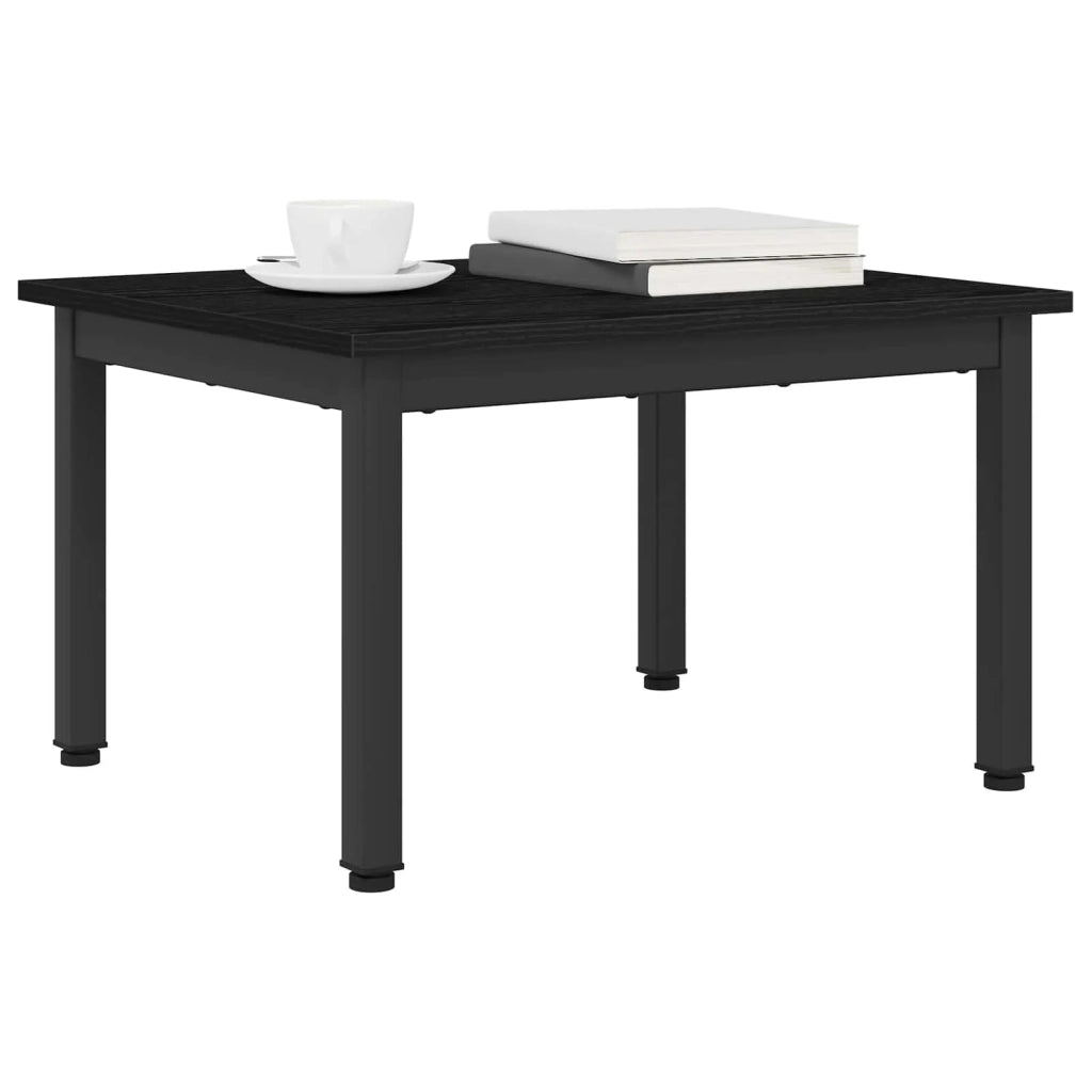 Tavolino da salotto Rovere Nero 60 x 50 x 36 cm