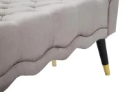 Panchetta Paris Grigia/Gold Cm 120X40X60