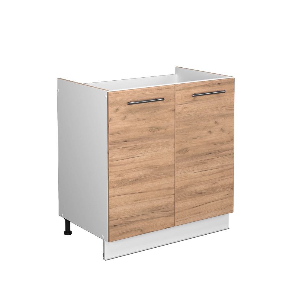 Vicco Mobile lavello cucina Quercia dorata 80 cm senza piano di lavoro