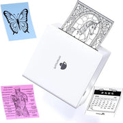 Stampante mini per smartphone - piccola stampante termica bluetooth - compatibile con smartphone e tablet - studio e lavoro - agenda e to do list regalo – bianco