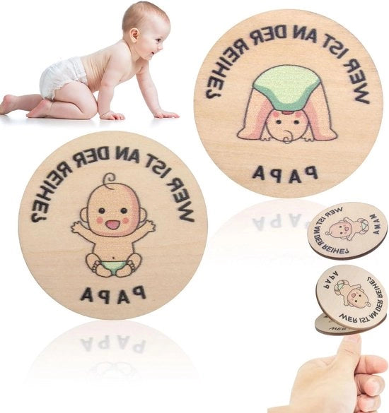 Regali per il nuovo papà e la mamma - moneta di decisione angelo protettore - idea regalo per madri in attesa - regali per il battesimo per bambini maschi - regali per il battesimo per bambine - 2 pezzi - contenuto HTML necessario.