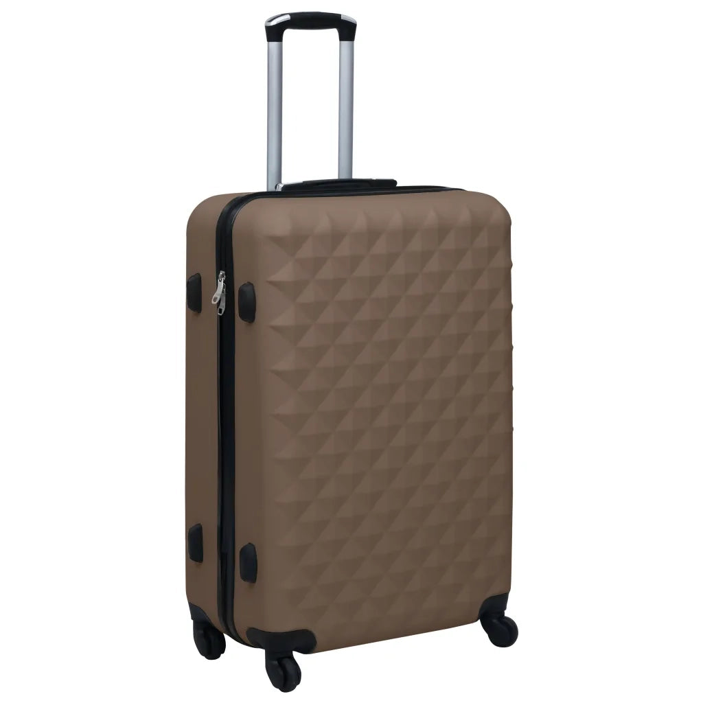 Trolley a Custodia Rigida Marrone in ABS cod mxl 51769