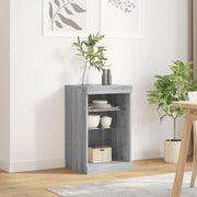 Credenza con Luci LED Grigio Sonoma 41x37x67 cmcod mxl 134322