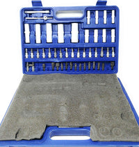 Valigetta con vasta gamma di 108 pezzi di chiavi bussola ed accessori attrezzi da lavoro