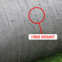 PRATO SINTETICO 7mm FINTA ERBA SINTETICA ESTERNO GIARDINO TAPPETO ROTOLO 2x25mt