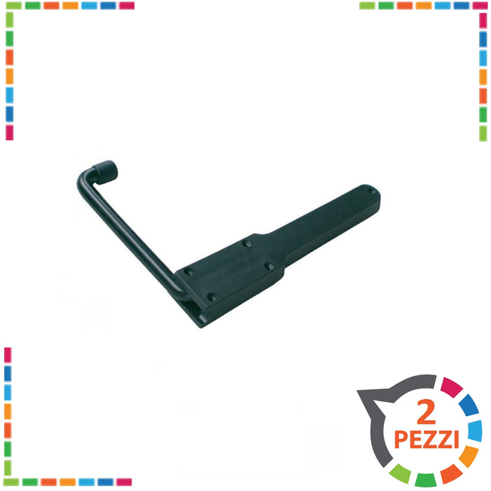 Fermapersiana Piemonte a molla nera 2 pz