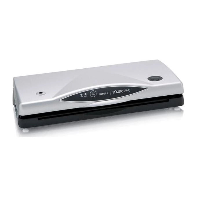 Magic Vac VB02PK1 Futura Macchina Sottovuoto 140 W 800 mbar Ciclo Automatico e Manuale Barra Saldante 30 cm colore Nero Grigio