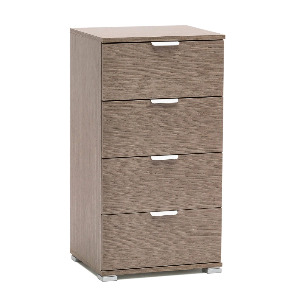 Cassettiera 4 cassetti in Legno Composito cm 45x28x85 - CONNOR