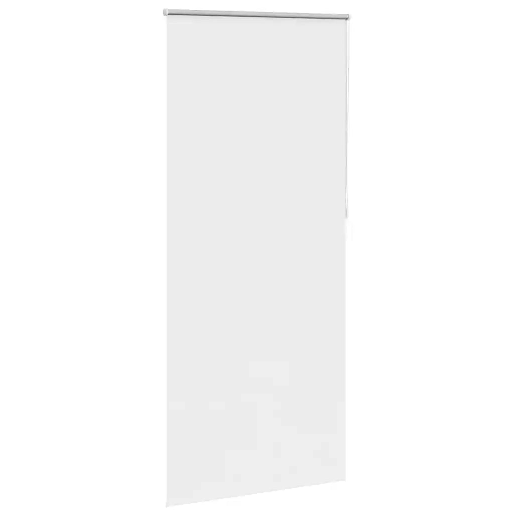 Tenda a Rullo Oscurante-Tenda da sole a rullo 124,4x230 cm Tessuto Larghezza 120 cm bianco