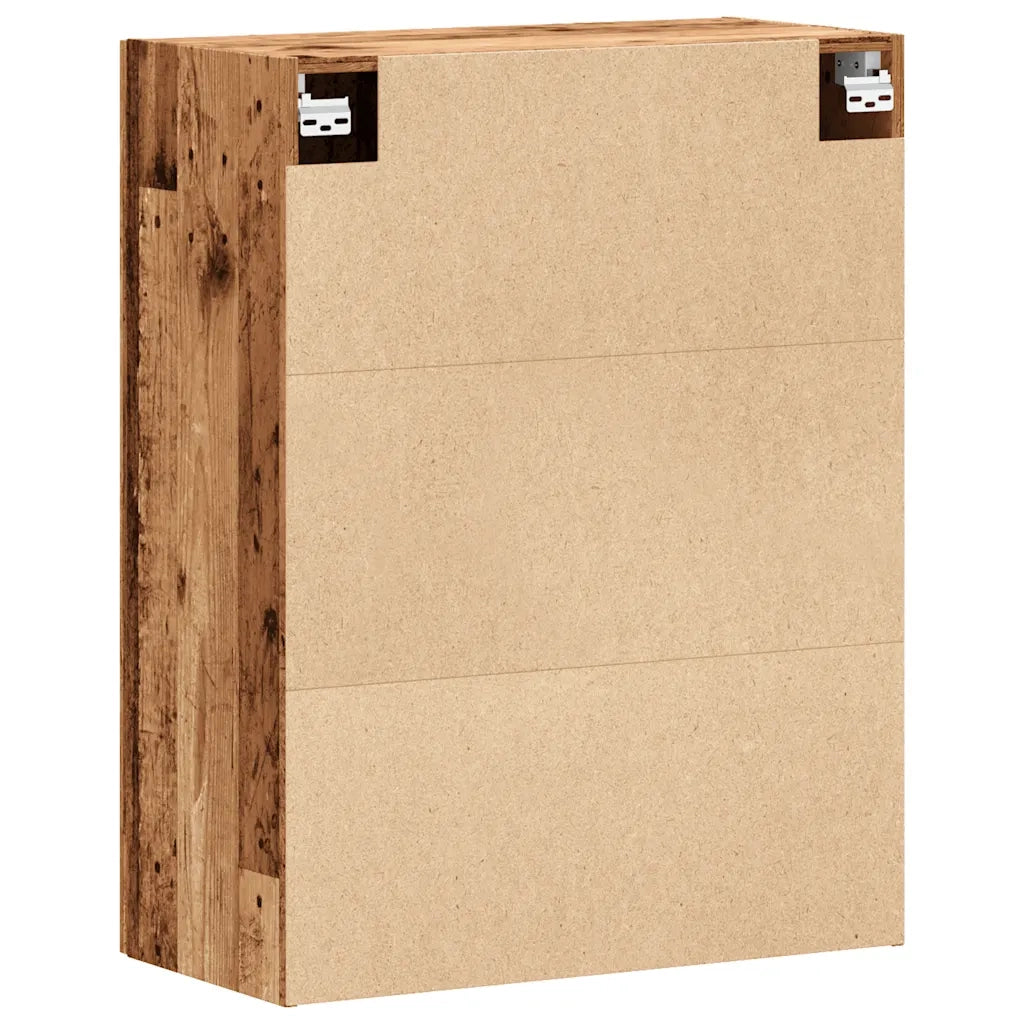 vidaXL Mobile a Parete Legno Antico 69,5x34x90 cm