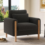 Poltrona moderna - Xylo - Con cuscino spesso, grigio