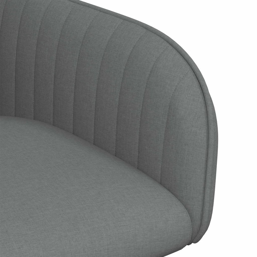 Sedie da pranzo 4 pz Tessuto Grigio Scuro 56,5 x 50 x 87,5 cm 3428194