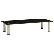Mobile TV multimediale scaffale TV mobile TV sala da pranzo soggiorno camera da letto 80 x 35 x 17 cm vetro temperato nero 02_0026266