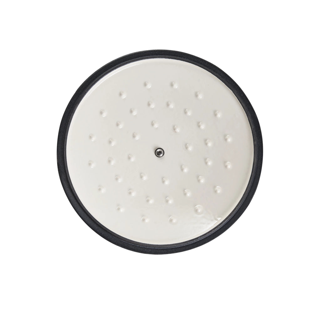 Set da 7 pezzi in ghisa smaltata blu con casseruola e padella, pentole con coperchio e manici in acciaio inossidabile, adatto al forno e compatibile con tutti i tipi di piano cottura, per la cucina