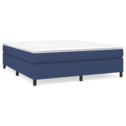 Letto matrimoniale | Letto per adulti | Struttura Letto a Rete a Molle Blu 180x200 cm in Tessuto