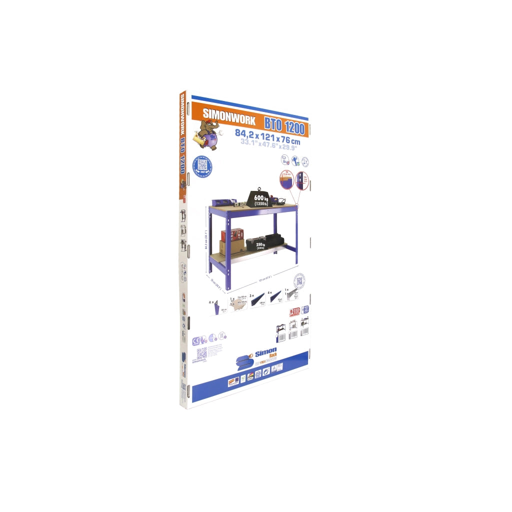 SIMONWORK BT0 1200x750 ANTRACITA/MADERA