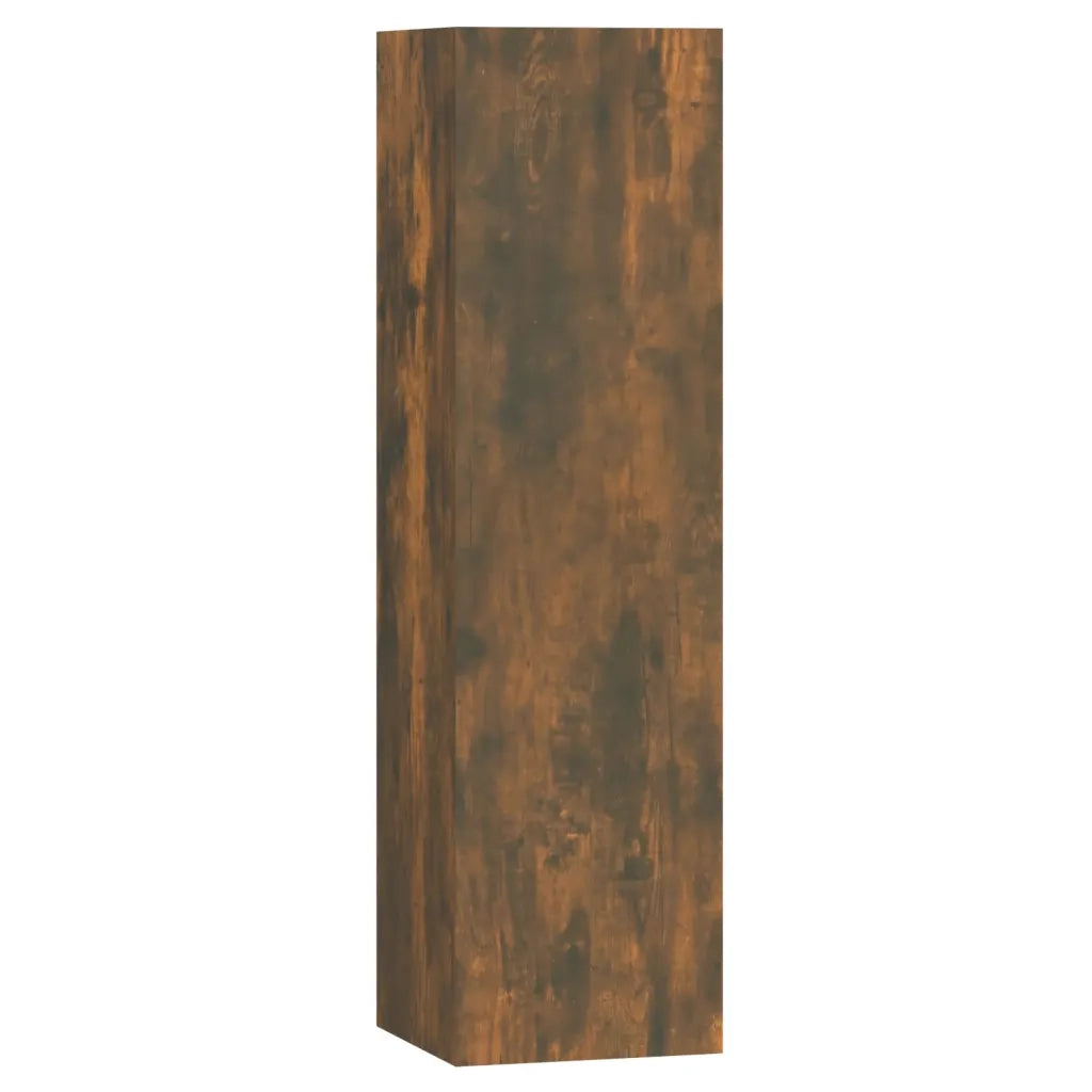 Set di Mobili Porta TV 7 pz-Set di 7 Credenza per TV Rovere Fumo in Legno Multistrato 191600