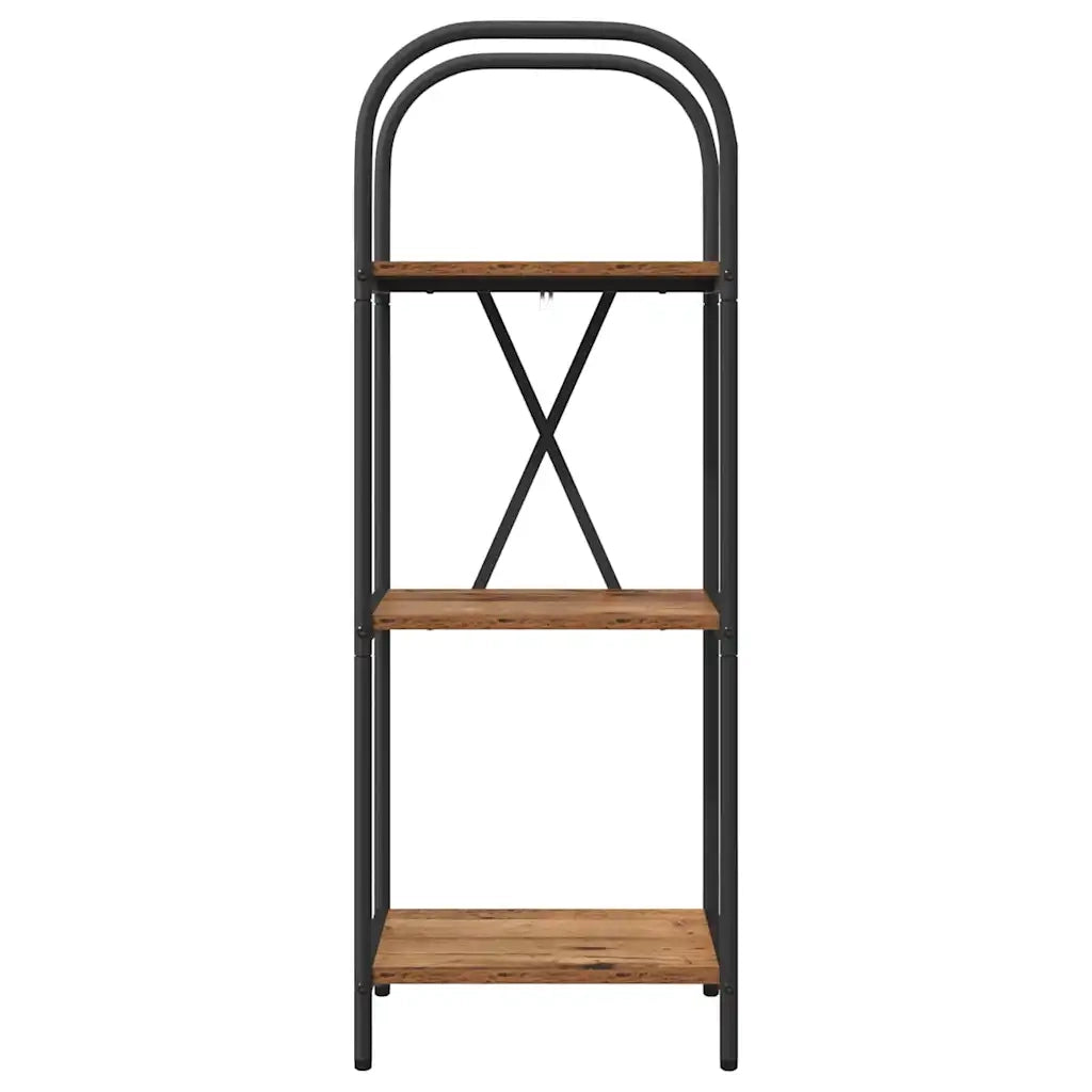 Libreria-Scaffale per Libri-Mobile di Stoccaggio Legno vecchio 40 x 30 x 109 cm Legno multistrato 356446