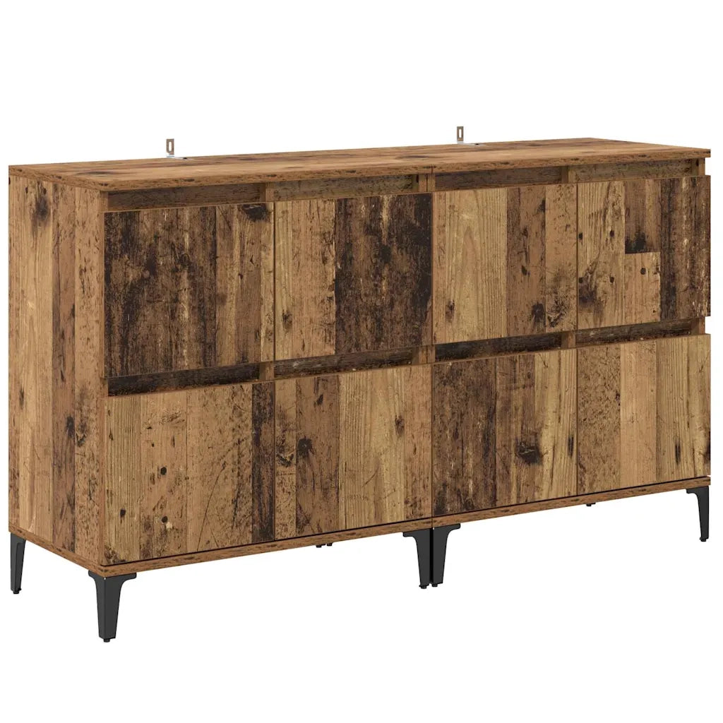 Sideboards 2 pcs Legno vecchio 60 x 35 x 70 cm 3415560