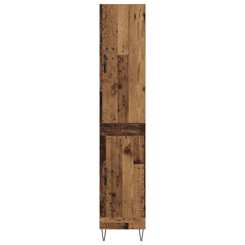 Credenza | Madia | Buffet da pranzo | Armadio da pranzo Legno vecchio 34,5 x 34 x 90 cm Legno multistrato
