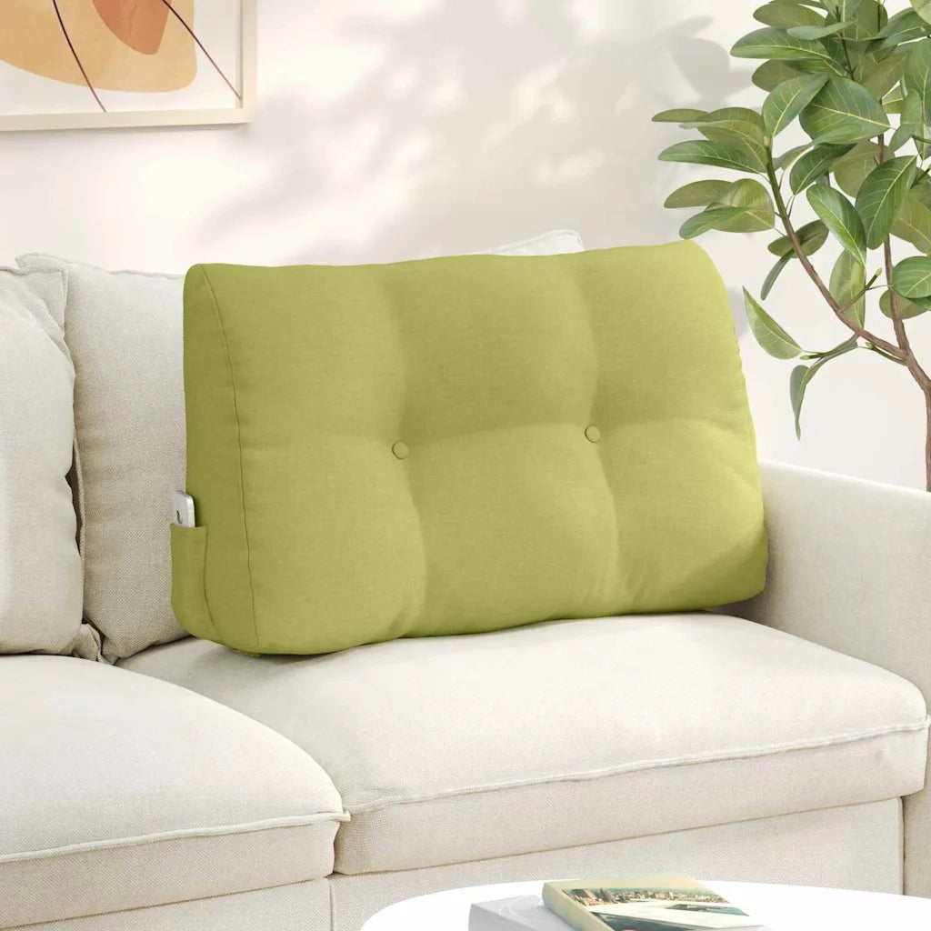 Cuscino per Schiena Verde chiaro 80 x 24 x 50 cm Tessuto 42014422