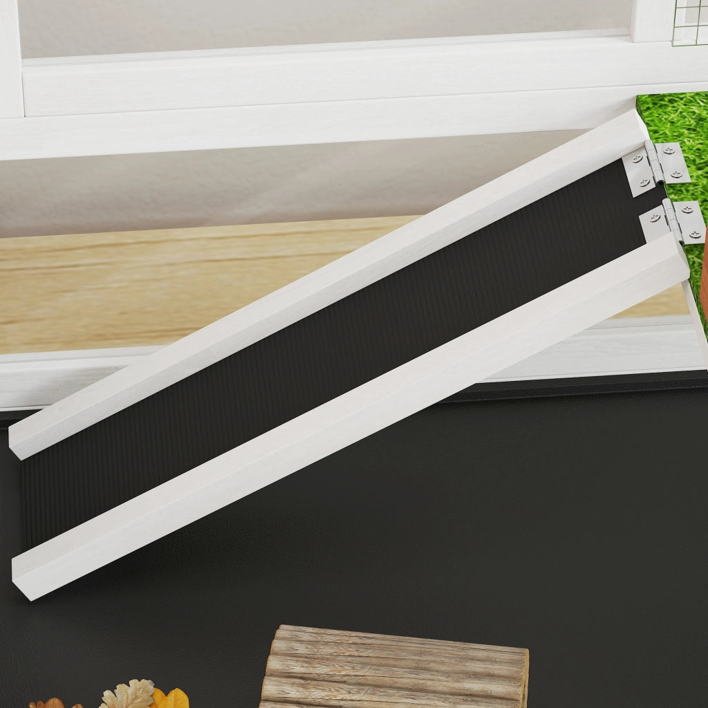 Casetta per tartarughe a 2 livelli con porta ¨C Minimal ¨C Arancione 60x40x30