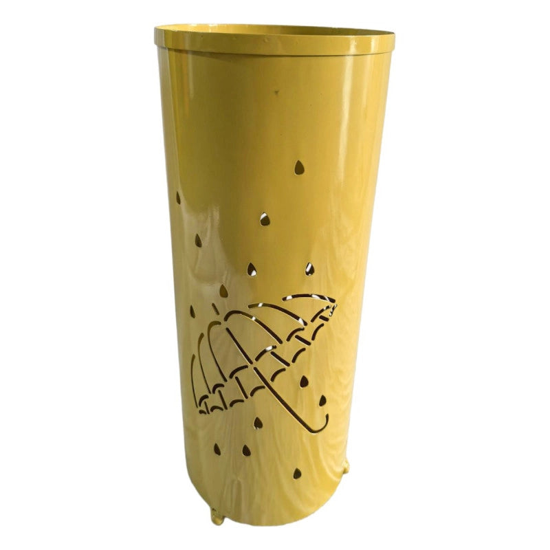 Set di 6 Portaombrello Pluie D 24x45h In Metallo Colori Ocra