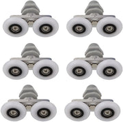 Accessori per schiume a 6 ruote per porte scorrevoli, 23 mm