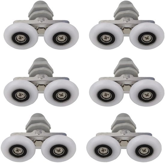 Accessori per schiume a 6 ruote per porte scorrevoli, 23 mm