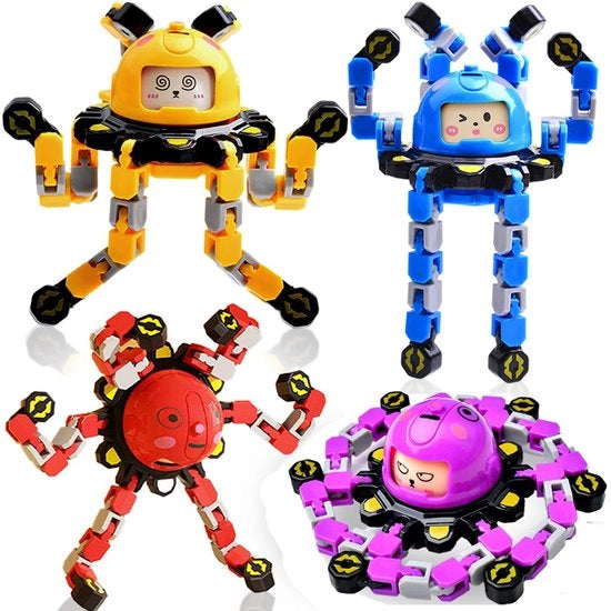 Giocattoli da Fidget per Ridurre lo Stress - 4 Pezzi - Attività da Viaggio per Bambini - Giocattoli per Autismo - Strumenti di Aiuto allo Stress Effettivi