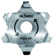 Globex DISCO ANTI AVVOLGIMENTO ERBA A 6 DENTI PER DECESPUGLIATORE