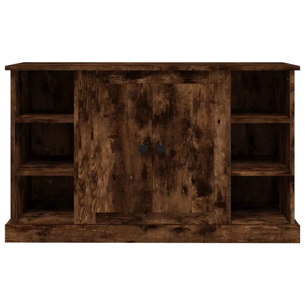 Credenza | Madia | Buffet da pranzo | Armadio da pranzo Rovere Fumo 100x35,5x60 cm in Legno Multistrato