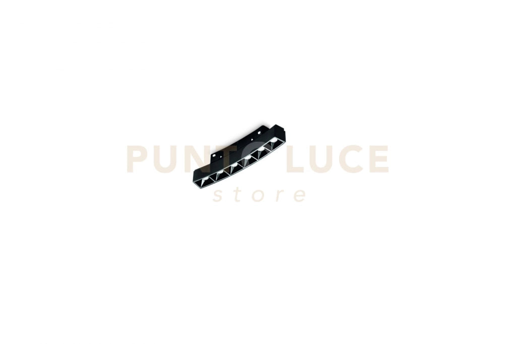 MODULO BENTO PER BINARIO CIRCOLARE RAGGIO 100CM NERO LED 3000K 720LM 9W