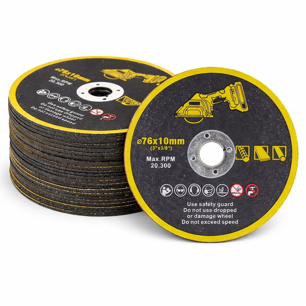 25 Dischi Da Taglio 76mm Mini Smerigliatrice mini flex Ø76x10mm Metallo Acciaio